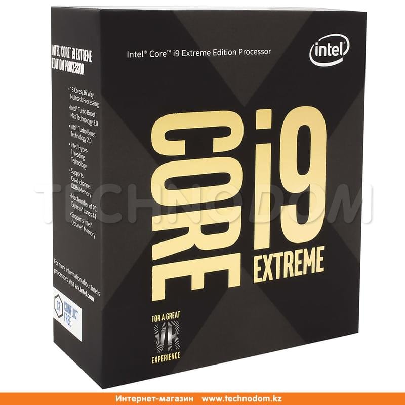 Процессор Intel Core i9-7980XE (C18/T36, 24.75M Cache, 2.6 up to 4.2GHz) LGA2066, BOX - фото #0