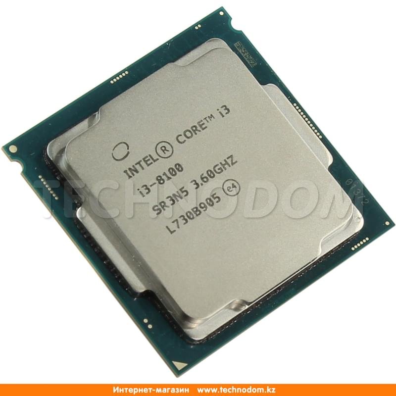 Процессор Intel Core i3-8100 (C4/T4, 6M Cache, 3.6GHz) LGA1151 BOX - фото #3