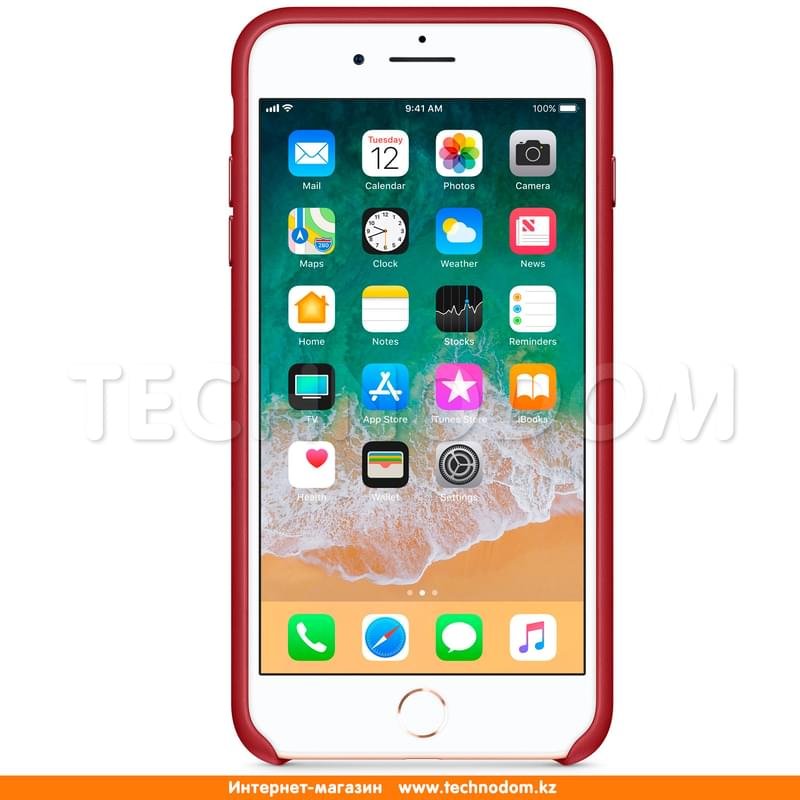 Чехол для iPhone 7 Plus/8 Plus Apple, Кожа, Red (MQHN2ZM/A) - фото #1