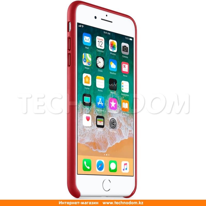Чехол для iPhone 7 Plus/8 Plus Apple, Кожа, Red (MQHN2ZM/A) - фото #2