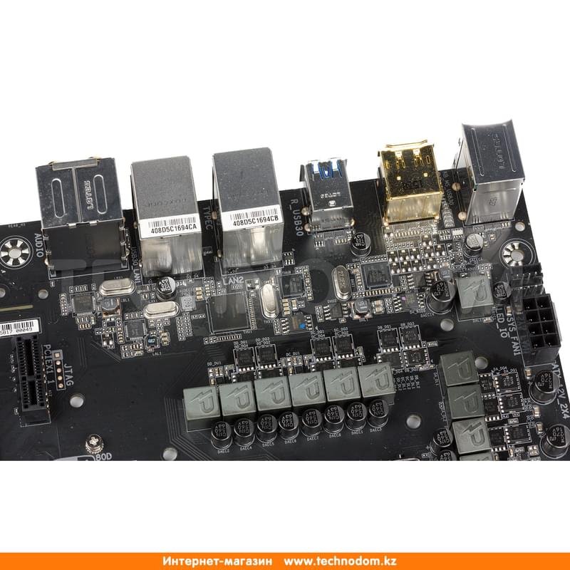 Материнская плата Gigabyte GA-X170-Extreme ECC r.1 LGA1151 C236 4DDR4 PCI-E 3x16 3x1 (HDMI+DP) ATX - фото #4