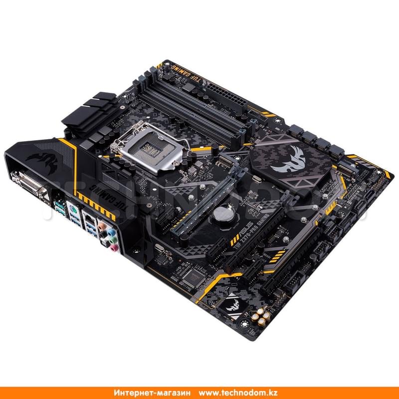 Материнская плата Asus TUF Z370-PRO Gaming LGA1151 4DDR4 PCI-E 3x16 3x1 (HDMI+DVI-D) ATX - фото #2