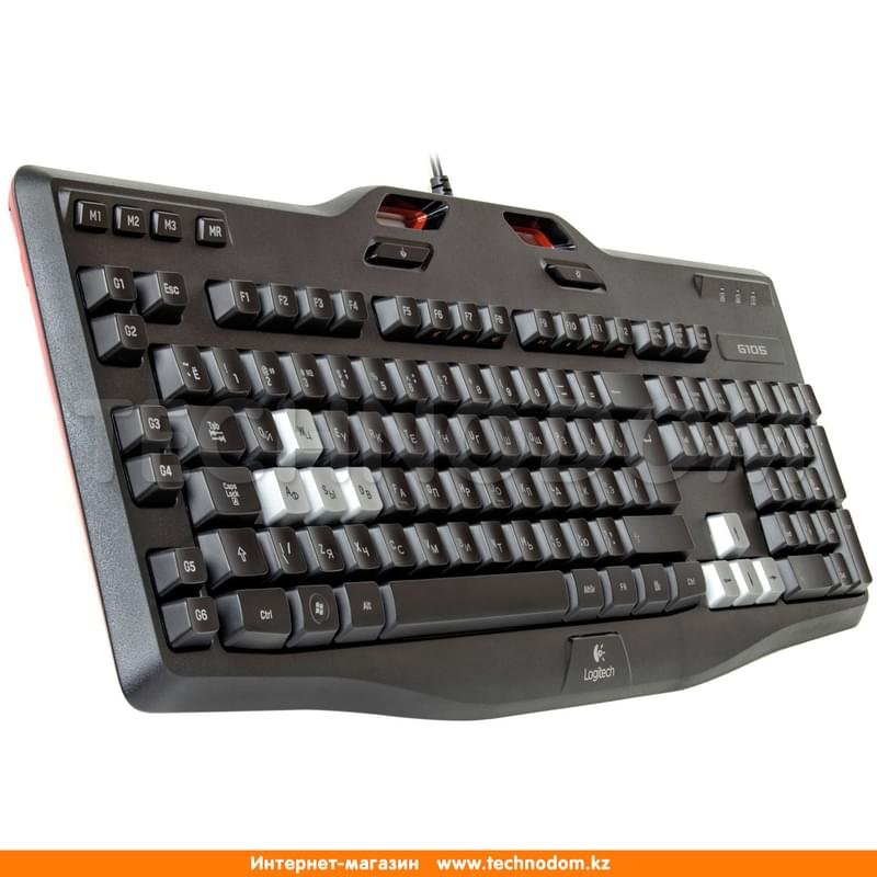Клавиатура игровая проводная USB Logitech G105 Black, 920-005056 - фото #1