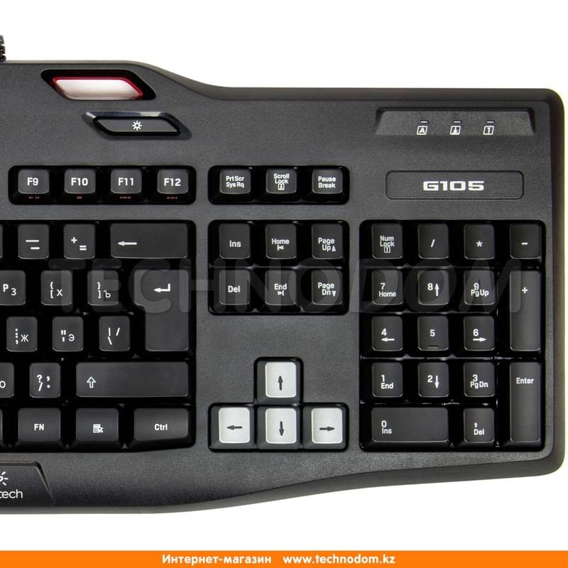 Клавиатура игровая проводная USB Logitech G105 Black, 920-005056 - фото #5