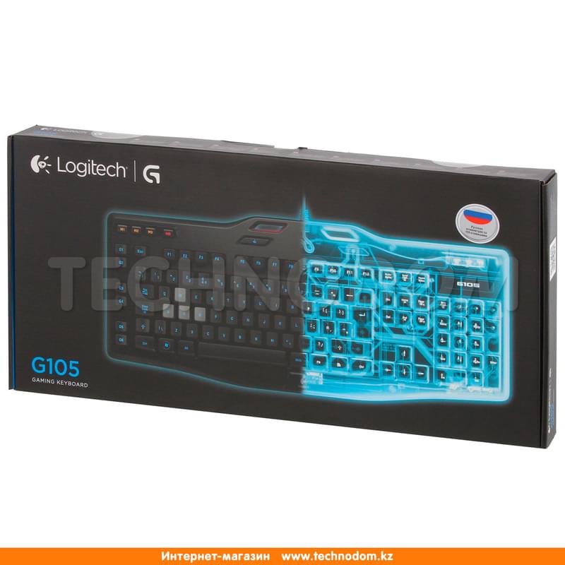 Клавиатура игровая проводная USB Logitech G105 Black, 920-005056 - фото #6