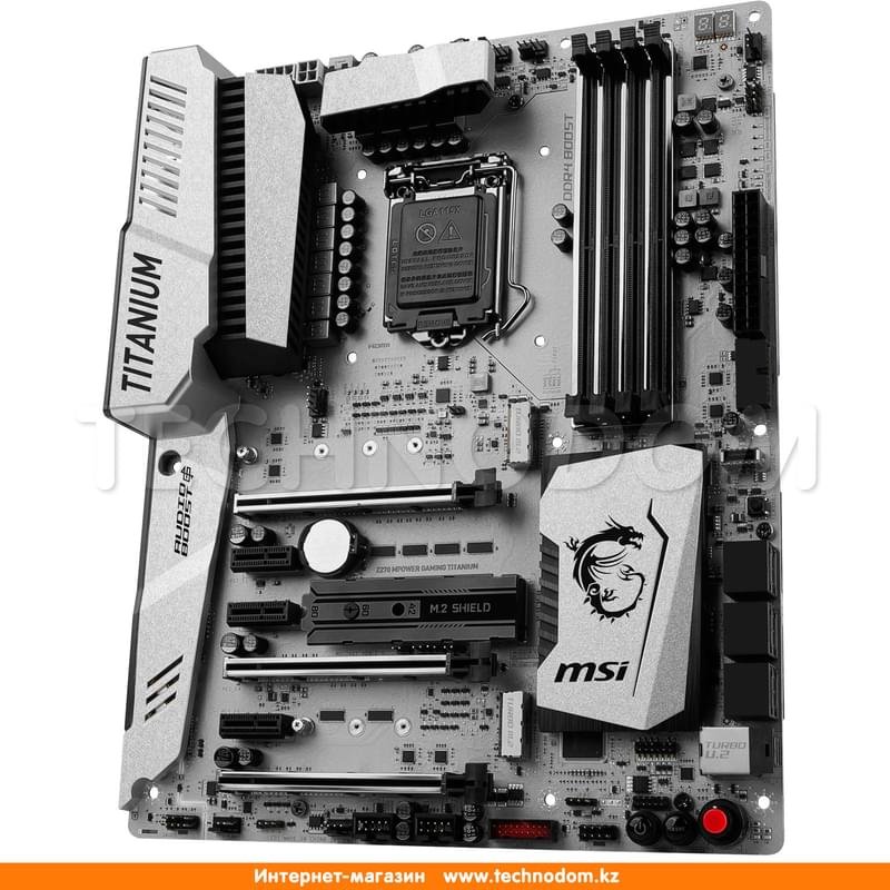 Материнская плата MSI Z270 MPOWER Gaming Titanium LGA1151 4DDR4 PCI-E 3x16 3x1 (HDMI+DP) ATX - фото #2