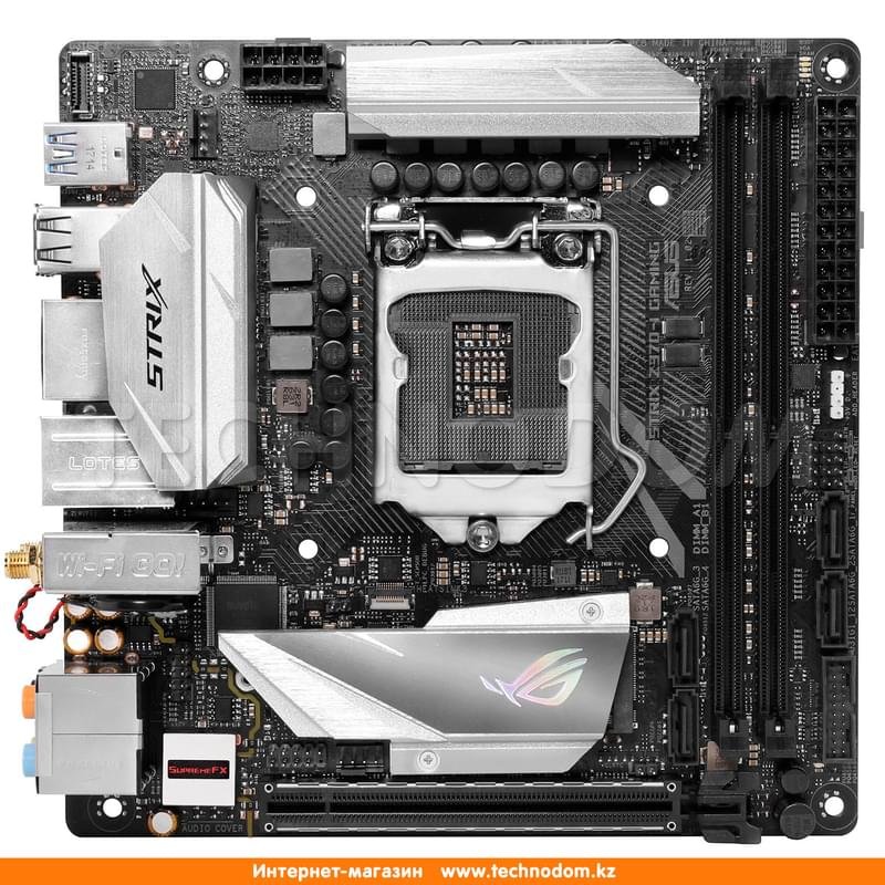 Материнская плата Asus ROG STRIX Z370-I Gaming LGA1151 2DDR4 PCI-E 1x16 (HDMI+DP) mITX - фото #1