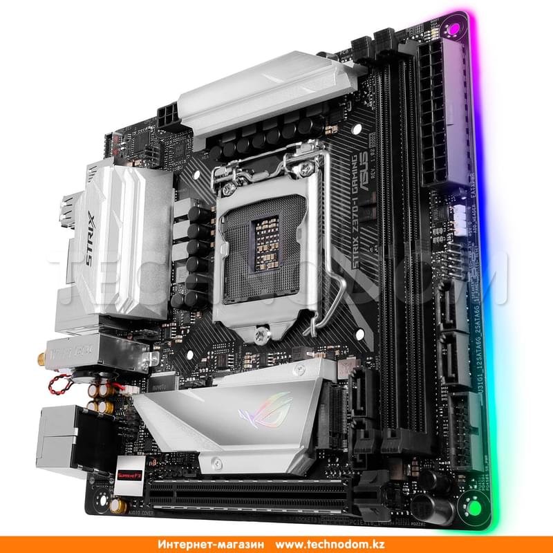 Материнская плата Asus ROG STRIX Z370-I Gaming LGA1151 2DDR4 PCI-E 1x16 (HDMI+DP) mITX - фото #4