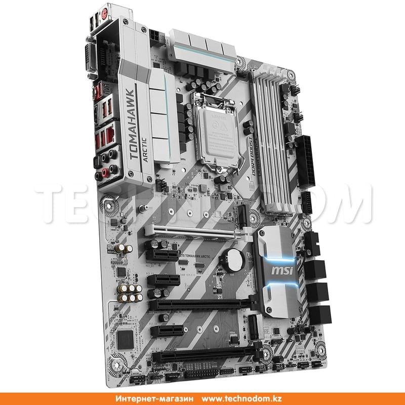Материнская плата MSI Z270 Tomahawk Arctic LGA1151 4DDR4 PCI-E 3x16 3x1 (HDMI+DVI-D) ATX - фото #2