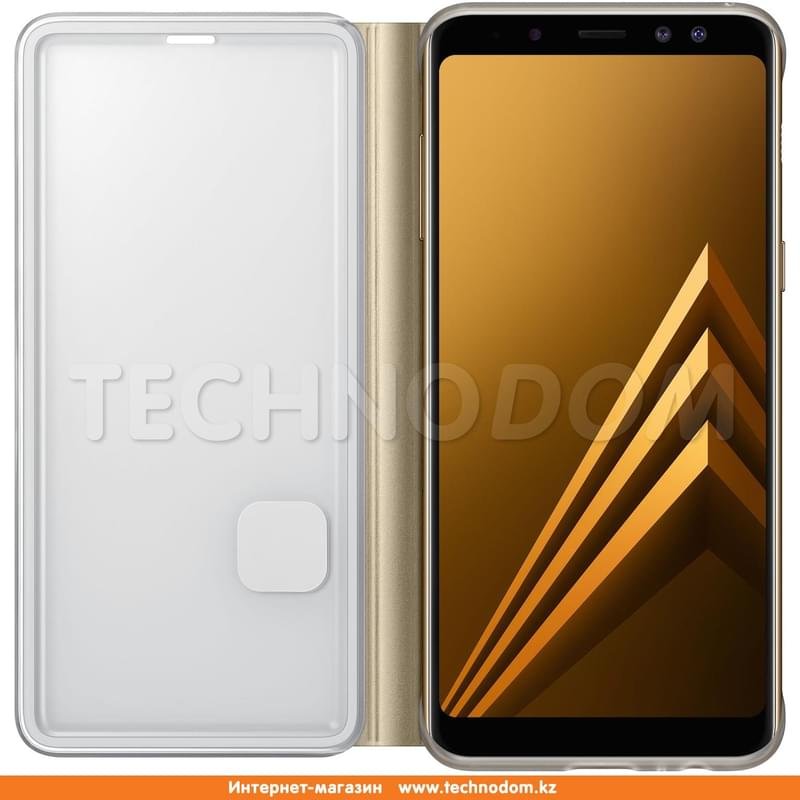 Чехол для Samsung Galaxy A8+/A730 (2018), Neon Flip Wallet, Gold (EF-FA730PFEGRU) - фото #2