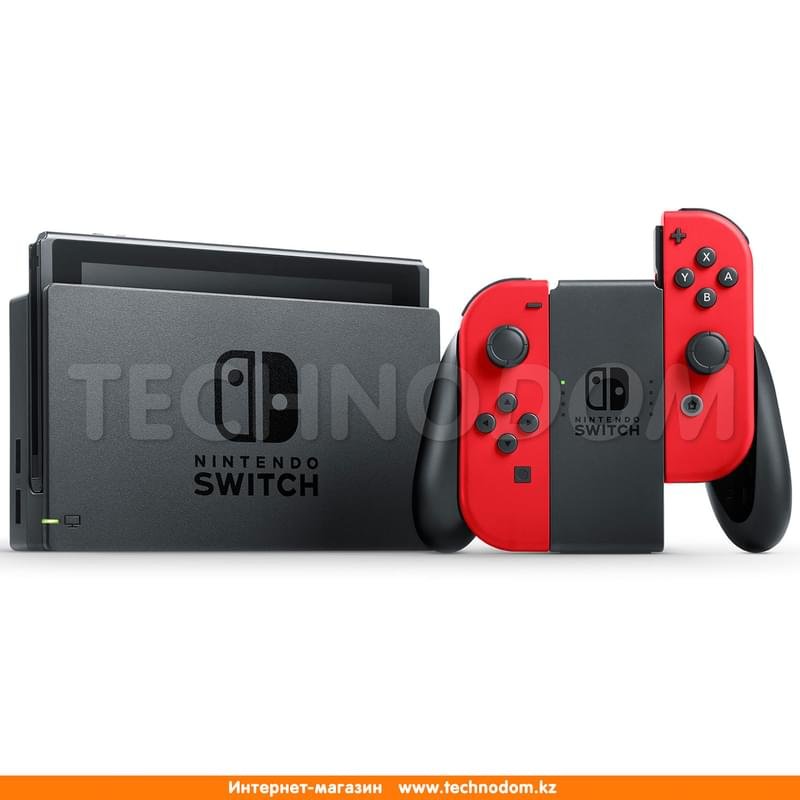 Игровая консоль Nintendo Switch HW Red + Super Mario Odyssey - фото #1