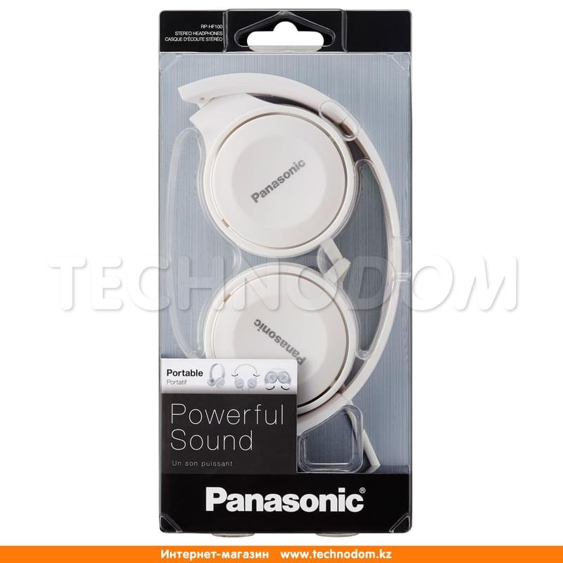 Наушники Накладные Panasonic RP-HF100GC-W, White - фото #2