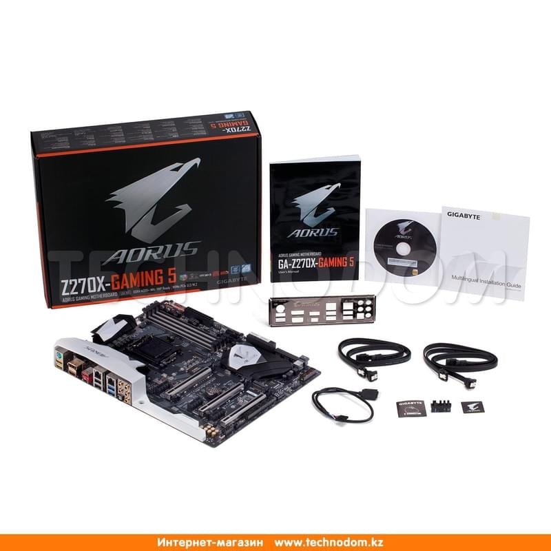 Материнская плата Gigabyte GA-Z270X-Gaming 5 LGA1151 4DDR4 PCI-E 3x16 3x1 (HDMI+DP) ATX - фото #4