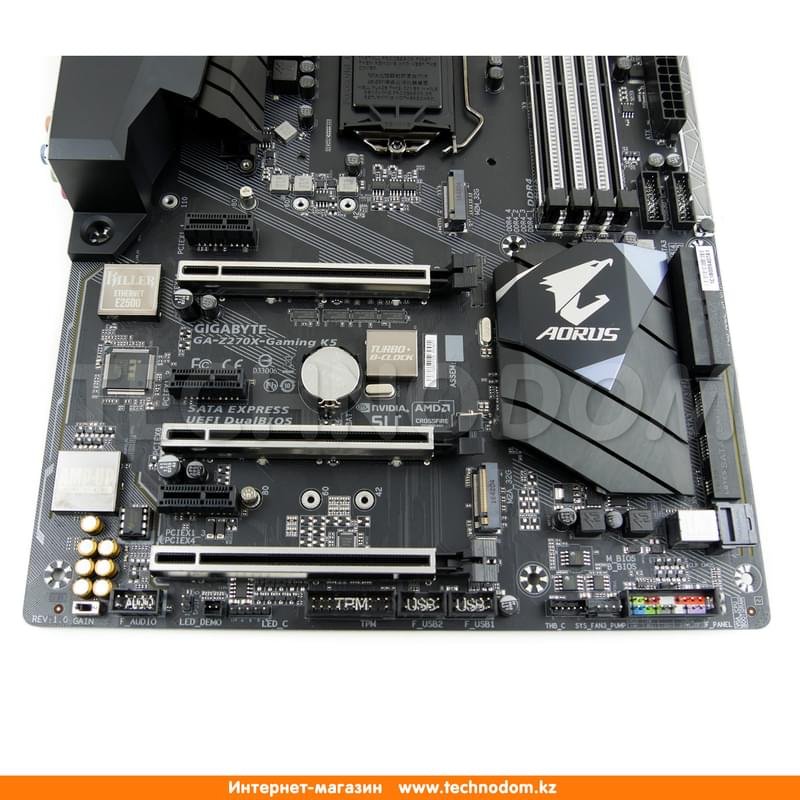 Материнская плата Gigabyte GA-Z270X-Gaming K5 LGA1151 4DDR4 PCI-E 3x16 3x1 (HDMI+DP) ATX - фото #6