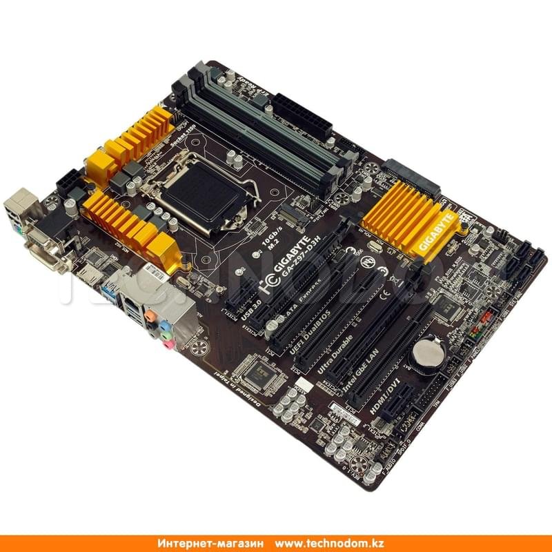 Материнская плата Gigabyte GA-Z97-D3H LGA1150 4DDR3 PCI-E 2x16 2x1 (HDMI+DVI-D+VGA) ATX - фото #2