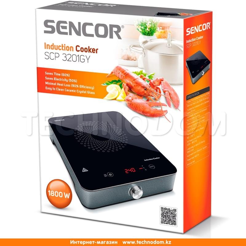 Настольная электрическая плита Sencor SCP-3201GY - фото #5