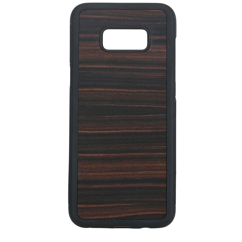Чехол для Samsung Galaxy S8/G950, Man&Wood, Поликарбонат+Дерево, Ebony (M3817B) - фото #0