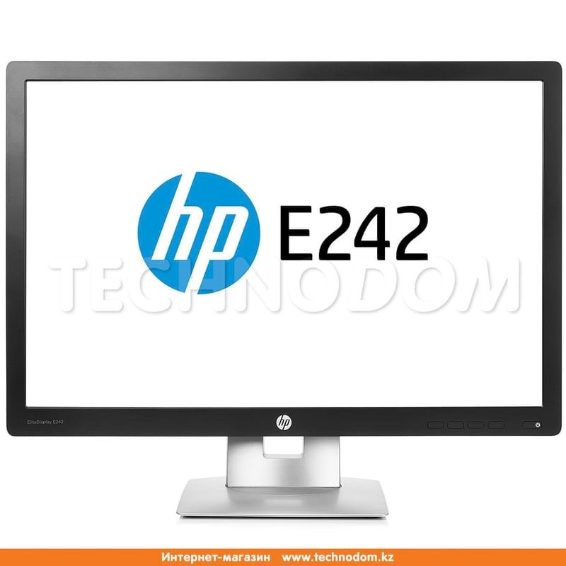 Монитор Профессиональный 24" HP E242 M1P02AA 1920х1200 16:10 IPS 60ГЦ (HDMI+DP+VGA) Silver/Black - фото #0