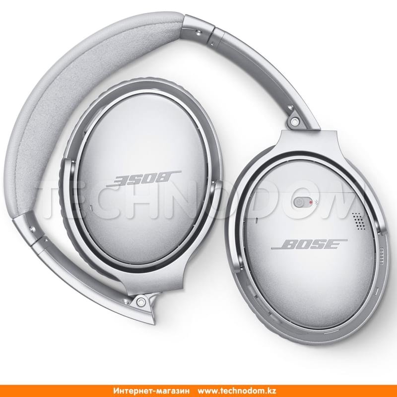 Наушники Накладные Bose Bluetooth QuiteComfort 35 II, Silver - фото #3