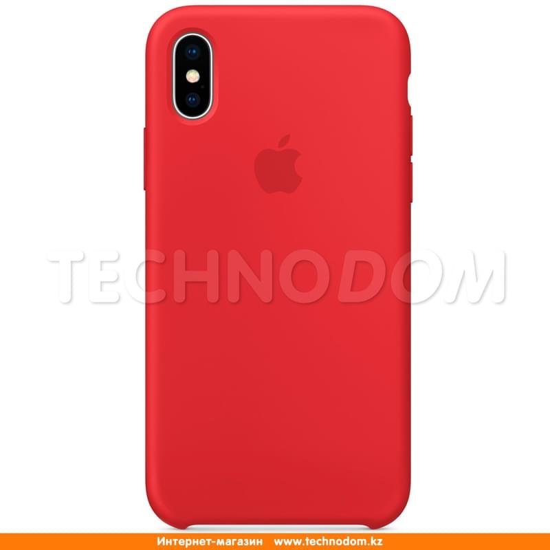 Чехол для iPhone X Apple, Силикон, Red (MQT52ZM/A) - фото #0