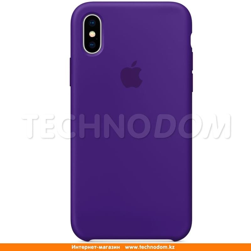 Чехол для iPhone X Apple, Силикон, Ultra Violet (MQT72ZM/A) - фото #0