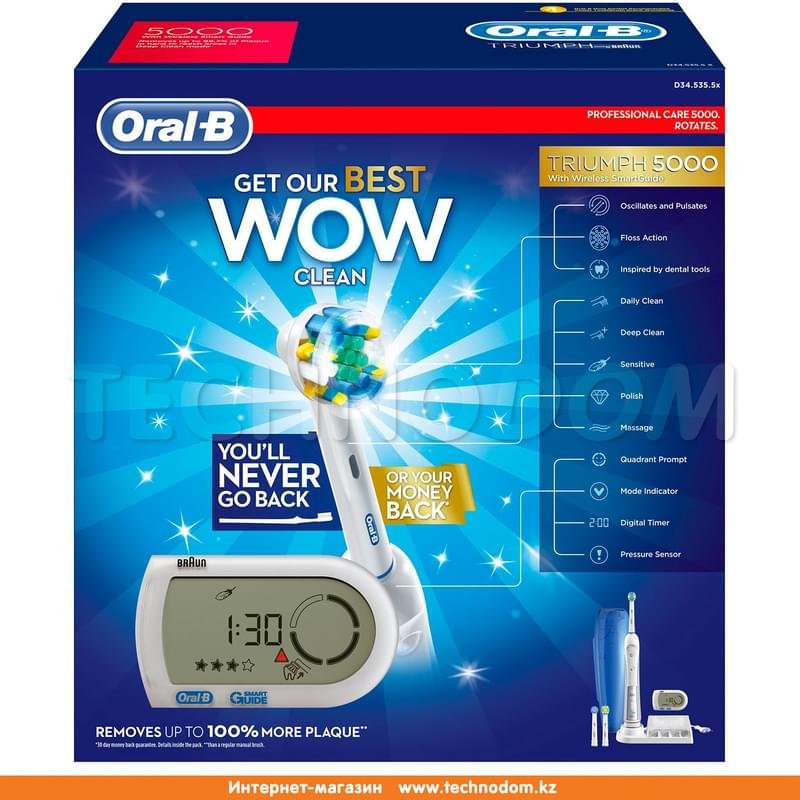 Зубная щетка Oral-B Triumph 5000 + SmartGuide - фото #12