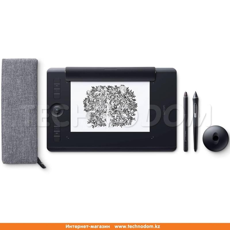Графический планшет Wacom Intuos Pro Medium Paper Edition Чёрный, (PTH-660P-R) - фото #2