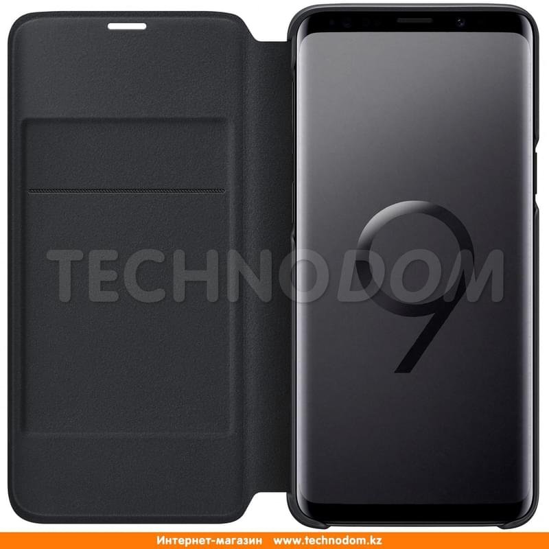 Чехол для Samsung Galaxy S9/G960, LED View Cover, Black (EF-NG960PBEGRU) - фото #1