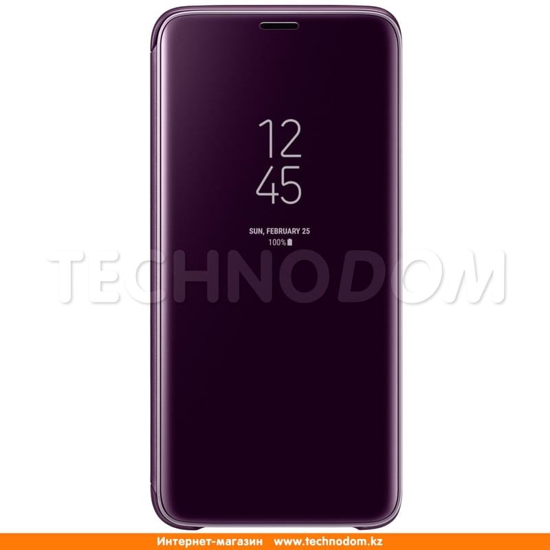 Чехол для Samsung Galaxy S9/G960, Clear View Standing Cover, Orchid Grey (EF-ZG960CVEGRU) - фото #0