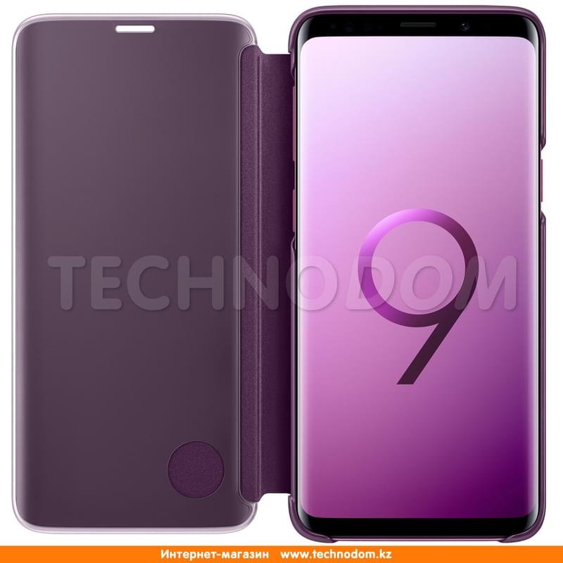 Чехол для Samsung Galaxy S9/G960, Clear View Standing Cover, Orchid Grey (EF-ZG960CVEGRU) - фото #1