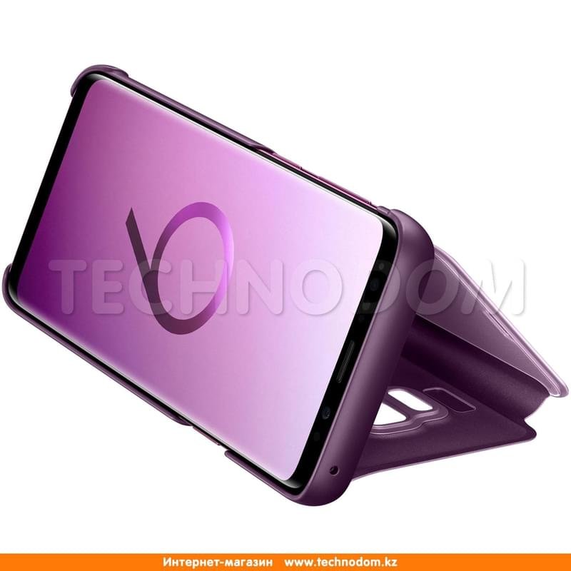 Чехол для Samsung Galaxy S9/G960, Clear View Standing Cover, Orchid Grey (EF-ZG960CVEGRU) - фото #2