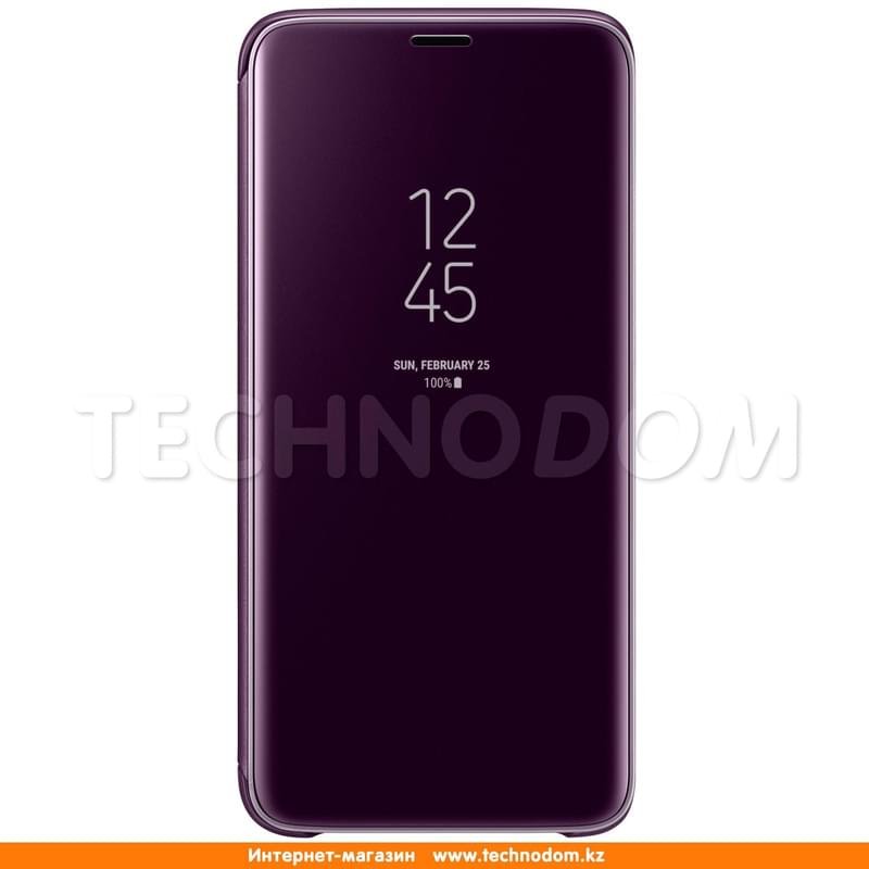 Чехол для Samsung Galaxy S9+/G965, Clear View Standing Cover, Orchid Grey (EF-ZG965CVEGRU) - фото #0
