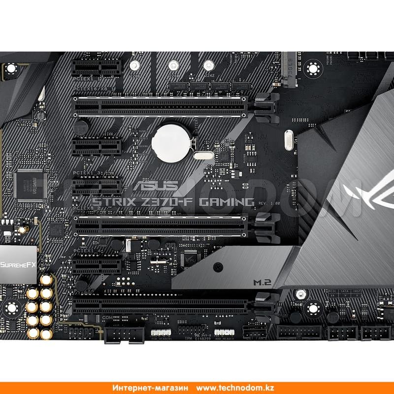 Материнская плата Asus ROG STRIX Z370-F GAMING LGA1151 4DDR4 PCI-E 3x16 4x1 (HDMI+DP+DVI-D) ATX - фото #5