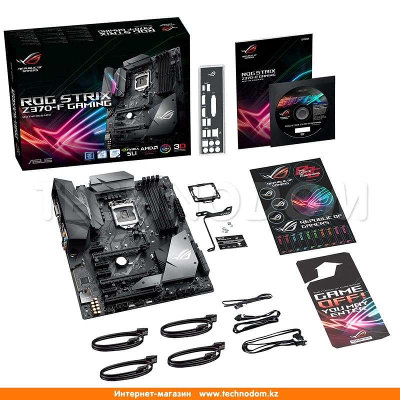 Материнская плата Asus ROG STRIX Z370-F GAMING LGA1151 4DDR4 PCI-E 3x16 4x1 (HDMI+DP+DVI-D) ATX - фото #9