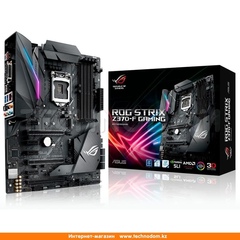 Материнская плата Asus ROG STRIX Z370-F GAMING LGA1151 4DDR4 PCI-E 3x16 4x1 (HDMI+DP+DVI-D) ATX - фото #10