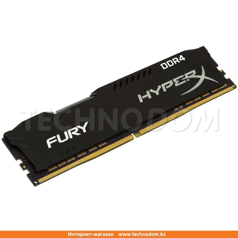 Оперативная память DDR4 DIMM 8GB/2600MHz PC4-21300 Kingston HyperX Fury (HX426C16FB2/8) Black - фото #0