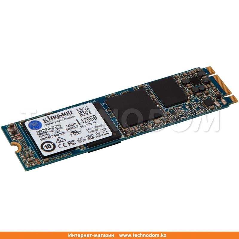 Внутренний SSD M.2 2280 120GB Kingston SSDNow G2 SATA-III MLC (SM2280S3G2/120G) - фото #0