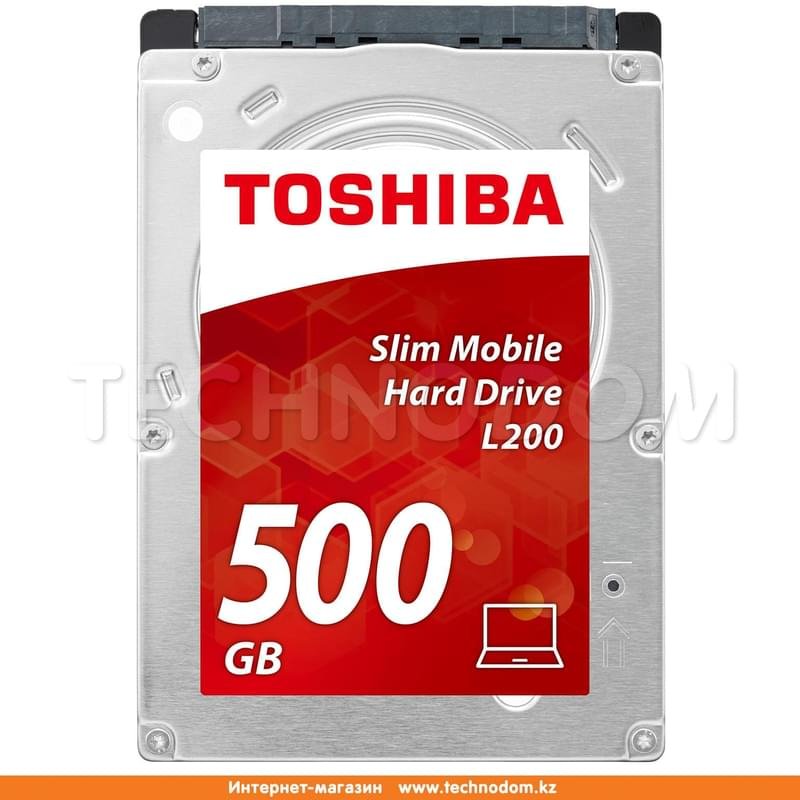 Внутренний HDD 2.5" 7мм 500GB Toshiba L200 SATA-II (HDWK105EZSTA) - фото #0