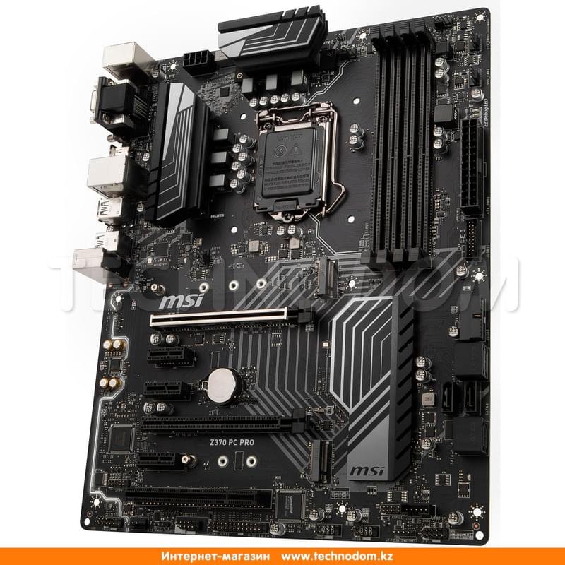 Материнская плата MSI Z370 PC PRO LGA1151 4DDR4 PCI-E 2x16 3x1 (HDMI+DVI-D+VGA) ATX - фото #2