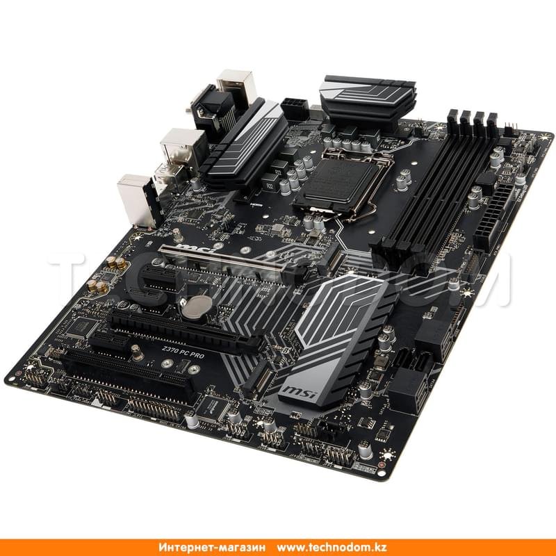 Материнская плата MSI Z370 PC PRO LGA1151 4DDR4 PCI-E 2x16 3x1 (HDMI+DVI-D+VGA) ATX - фото #3