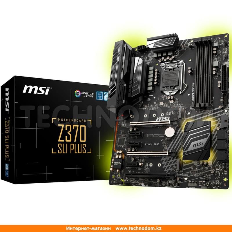 Материнская плата MSI Z370 SLI PLUS LGA1151 4DDR4 PCI-E 3x16 3x1 (HDMI+DVI-D) ATX - фото #5