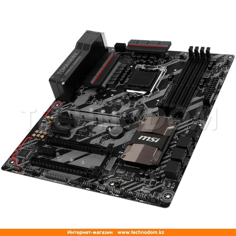 Материнская плата MSI Z370 TOMAHAWK Z370 LGA1151 4DDR4 PCI-E 3x16 3x1 (HDMI+DVI-D) ATX - фото #4