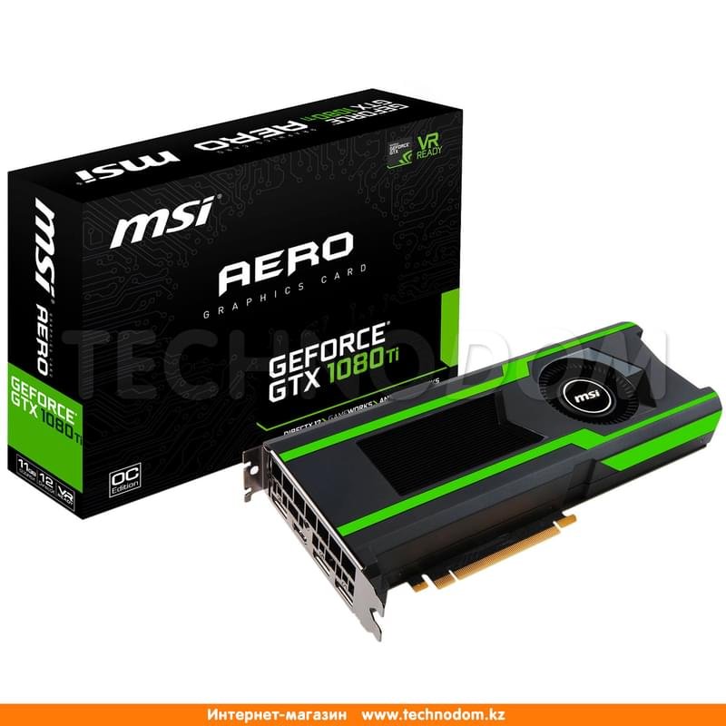 Видеокарта MSI GeForce GTX 1080 Ti AERO 11G OC 11Gb 352bit/G5X (HDMI+3DP) - фото #6