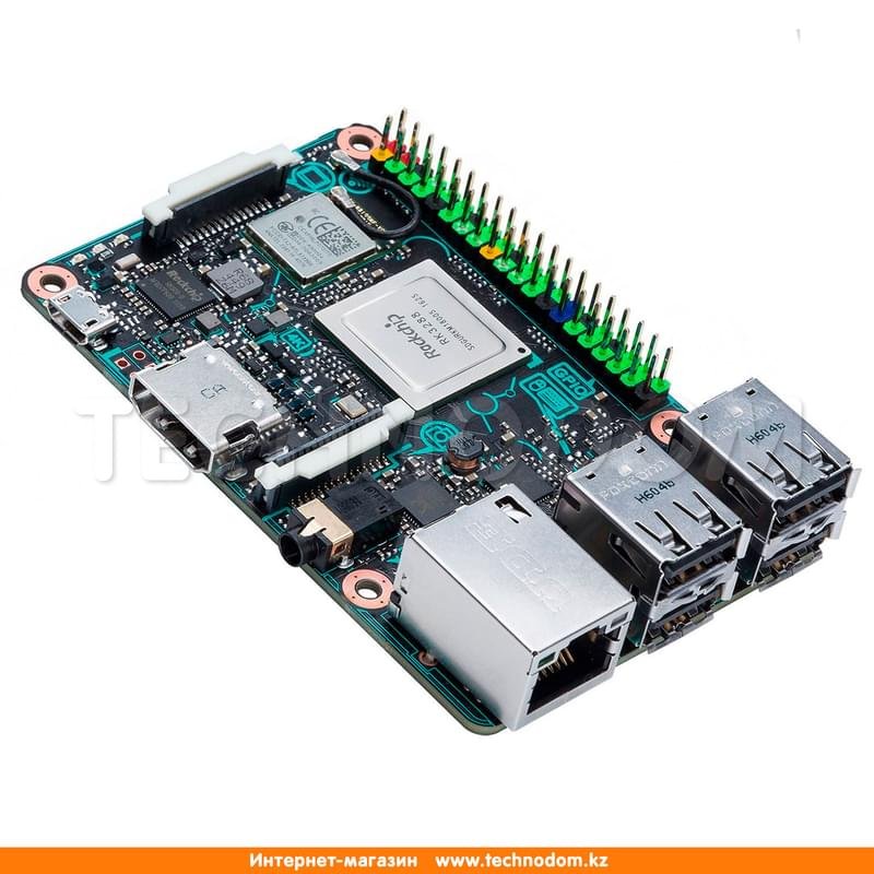 Одноплатный компьютер Asus TINKER BOARD/2GB ARM Quad-Core RK3288 DDR3 GPU (HDMI+4xUSB) BT BOX - фото #0