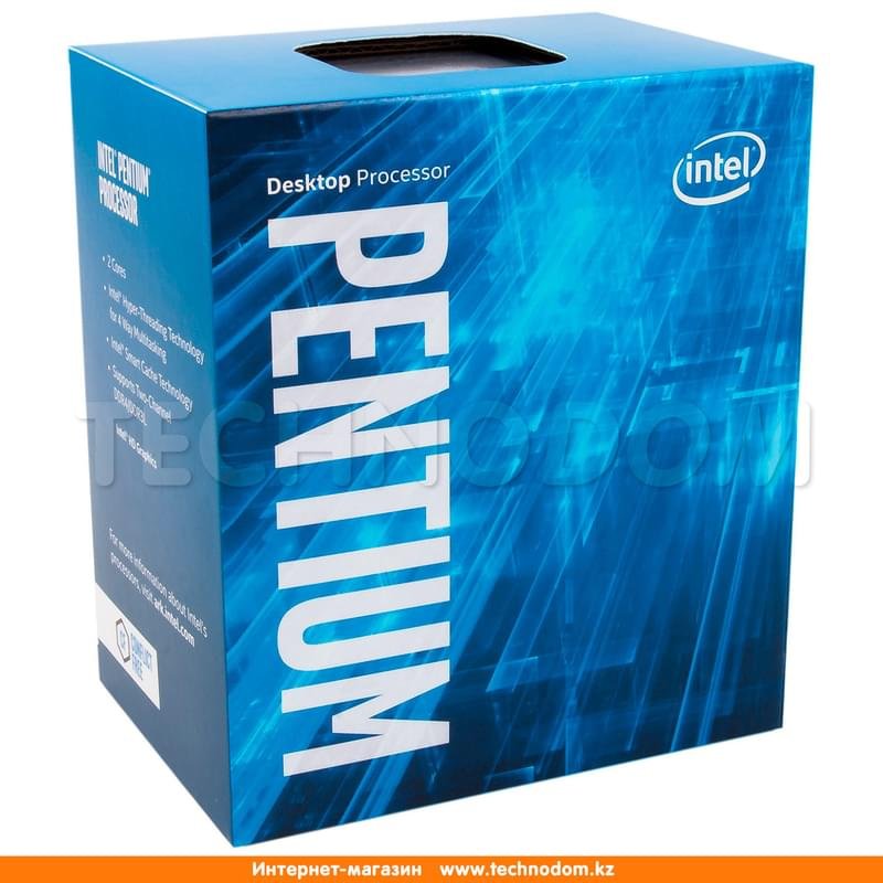 Процессор Intel Pentium G4560 (C2/T4, 3M Cache, 3.5GHz) LGA1151 BOX - фото #0