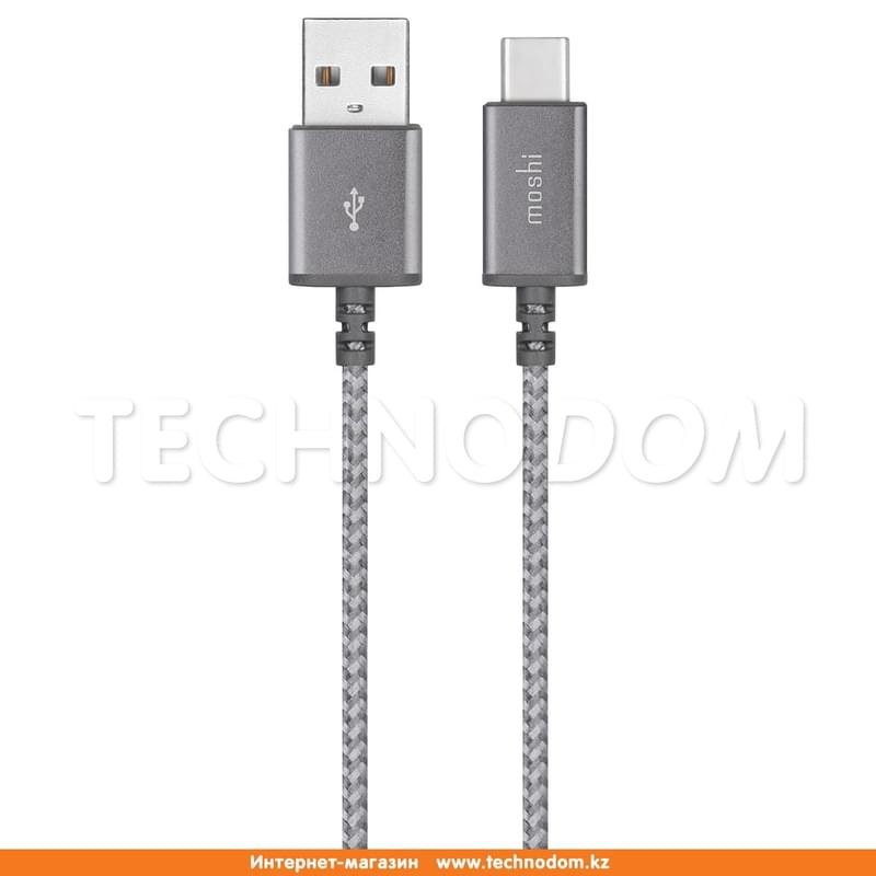 Кабель USB 2.0 - Type-C, Moshi, 1,5м, Серый (99MO084211) - фото #0