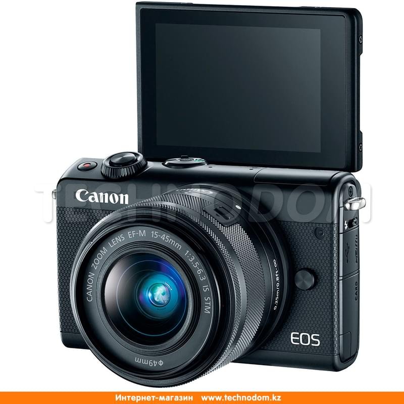 Беззеркальный фотоаппарат Canon EOS M100 EF 15-45 IS STM Black - фото #4