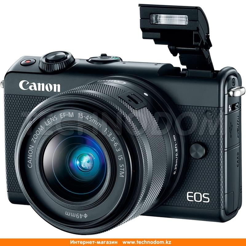 Беззеркальный фотоаппарат Canon EOS M100 EF 15-45 IS STM Black - фото #5