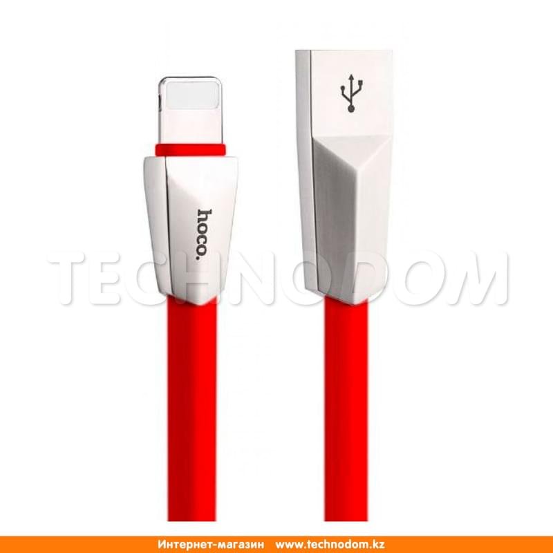 Кабель USB 2.0 - Lightning, X4, HOCO, 1,2м, Красный - фото #0