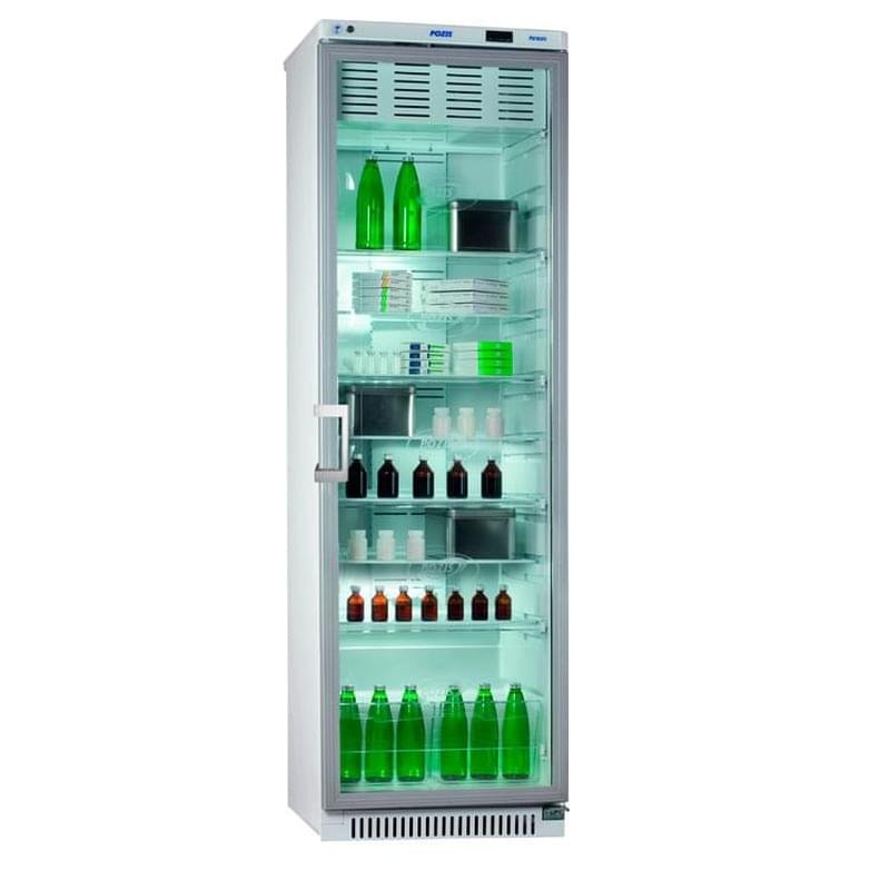 Холодильник фармацевтический Pozis ХФ-400-3 белый тониров. Стекло - фото #0